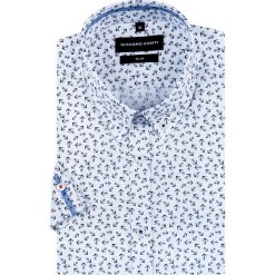 Koszula SANDRO KKBS000053. Białe koszule męskie Giacomo Conti, na lato, m, bez wzorów, z bawełny, button down, z krótkim rękawem. Za 169,00 zł.