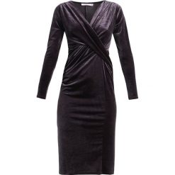 Sukienki: Finery London FLOCKTON CROSSOVER DRESS Sukienka koktajlowa charcoal greay