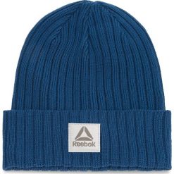 Czapka Reebok - Act Fnd Logo Beanie CZ9836 Bunblu. Szare czapki zimowe damskie marki Reebok, l, z dzianiny, z okrągłym kołnierzem. Za 59,95 zł.