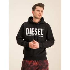 Bluza Diesel Gir 00SAQJ 0BAWT. Czarne bluzy męskie Diesel, xxl, bez wzorów, z elastanu, bez kołnierzyka, bez rękawów, bez kaptura. W wyprzedaży za 319,00 zł.