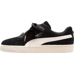 Puma HEART JEWEL Tenisówki i Trampki black/whisper white. Czarne trampki chłopięce Puma, z materiału. Za 299,00 zł.