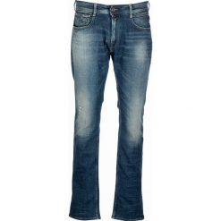 Dżinsy "Rob" - Regular fit - w kolorze granatowym. Niebieskie jeansy męskie Replay, m, w paski, klasyczne. W wyprzedaży za 275,95 zł.