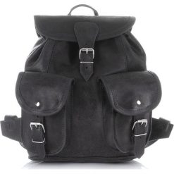 Skórzany plecak damski vintage czarny PAOLO PERUZZI S-11-LB - Czarny. Czarne plecaki damskie Paolo Peruzzi, bez wzorów, ze skóry, vintage. Za 259,99 zł.