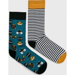 Medicine - Skarpety Sensual Preppy (2-Pack). Szare skarpetki męskie MEDICINE, bez wzorów, z elastanu. Za 29,90 zł.