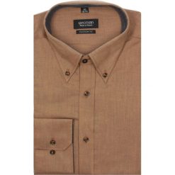 Koszula navia 2196 długi rękaw custom fit pomarańczowy. Brązowe koszule męskie marki FORCLAZ, m, z materiału, z długim rękawem. Za 69,99 zł.