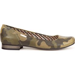 Baleriny na niskim obcasie - skóra naturalna - model 008 - kolor moro. Szare baleriny damskie Zapato, moro, ze skóry, eleganckie, na niskim obcasie, na płaskiej podeszwie. W wyprzedaży za 173,40 zł.