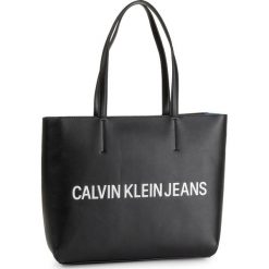 Torebka CALVIN KLEIN JEANS - Sculped Ew Tote 29 K60K605790 BDS. Czarne torebki klasyczne damskie Calvin Klein Jeans, z aplikacjami, z jeansu, klasyczne, zdobione, bez dodatków. Za 449,00 zł.