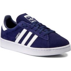 Buty adidas - Campus C BY9593 Dkblue/Ftwwht/Ftwwht. Niebieskie półbuty dziewczęce Adidas, na sznurówki. W wyprzedaży za 189,00 zł.