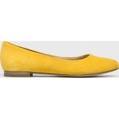 Caprice - Baleriny. Szare baleriny damskie marki Caprice, ze skóry. Za 239,90 zł.