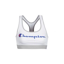 Biustonosze Champion CROP TOP LOGO CHAMPION. Białe topy damskie Champion, s, bez wzorów, bez kołnierzyka. Za 129,00 zł.