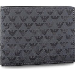 Duży Portfel Męski EMPORIO ARMANI - Y4R082 YG91J 81072 Black. Szare portfele męskie Emporio Armani, ze skóry ekologicznej. Za 519,00 zł.