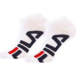 Skarpety unisex invisible socks 2-pack F9199-300. Białe skarpetki damskie Fila, bez wzorów. Za 23,99 zł.