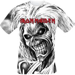T-shirty męskie: Iron Maiden Killers All-Over T-Shirt biały