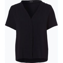 Marc Cain Essentials - Bluzka damska, niebieski. Niebieskie bluzki damskie marki Marc Cain Essentials, bez wzorów, bez kołnierzyka, bez rękawów. Za 589,95 zł.