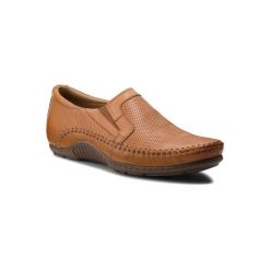 LASOCKI FOR MEN MI07-A688-A489-04. Brązowe półbuty męskie Lasocki For Men, bez wzorów, ze skóry, bez zapięcia. Za 179,99 zł.