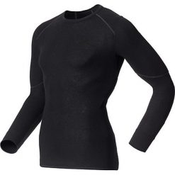 Odlo Koszulka męska Shirt l/s crew neck X-WARM czarna r. XXL (155162). Czarne t-shirty męskie marki Odlo, l. Za 229,95 zł.