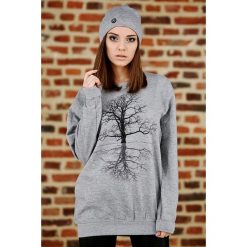 Bluza marki UNDERWORLD unisex Tree. Szare bluzy damskie Underworld, xl, bez wzorów, z materiału, bez kołnierzyka, bez rękawów, bez kaptura. Za 119,99 zł.