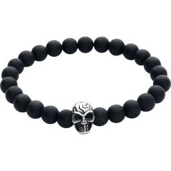 Bransoletki męskie: etNox Hard and Heavy Black Skull Bransoletka standard