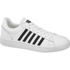 Sneakersy damskie k-swiss czarno-białe. Czarne sneakersy damskie K-SWISS, ze skóry. Za 199,90 zł.