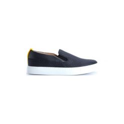 Tenisówki Armani X4X184. Niebieskie trampki męskie Armani, bez wzorów, bez zapięcia. Za 849,00 zł.