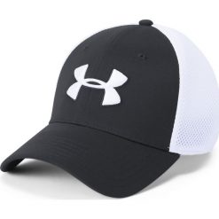 Under Armour Microthread™ Golf Czapka z daszkiem Czarny Biały. Czarne czapki męskie Under Armour, z haftami, z poliesteru. Za 119,95 zł.