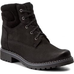 Botki SERGIO BARDI - Prato FW127268917DP 401. Czarne botki damskie na obcasie Sergio Bardi, z nubiku. W wyprzedaży za 219,00 zł.
