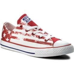 Trampki dziewczęce: Trampki CONVERSE – Ctas Ox 656057C White/Casino/True Indigo