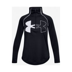 Under Armour Tech Graphic Logo Half Zip Bluza Czarny. Czarne bluzy męskie Under Armour, s, z nadrukiem, z poliesteru, bez kołnierzyka, bez rękawów, bez kaptura. Za 171,95 zł.