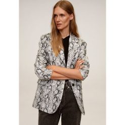 Mango - Marynarka Snake. Szare kamizelki damskie Mango, s, bez wzorów, z poliesteru. Za 249,99 zł.