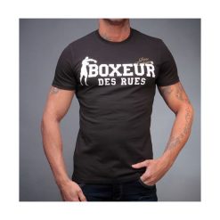 T-shirty męskie: BOXEUR T-shirt czarny r.S (BXE-02ESY)