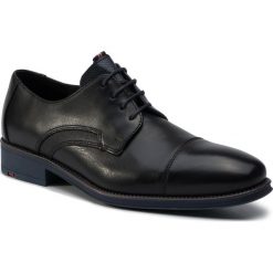 Półbuty LLOYD - Griffin 29-647-10 Schwarz/Ocean. Czarne buty wizytowe męskie Lloyd, ze skóry, klasyczne. W wyprzedaży za 389,00 zł.