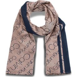 Szal CALVIN KLEIN - Burn Out Calvin Klei K60K604706 448. Brązowe szaliki damskie Calvin Klein, z materiału. Za 229,00 zł.