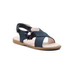 NELLI BLU CM170502-6. Szare sandały dziewczęce Nelli Blu, z materiału, bez zapięcia. Za 59,99 zł.