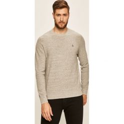 Polo Ralph Lauren - Sweter. Szare swetry męskie Polo Ralph Lauren, s, bez wzorów, z bawełny, z okrągłym kołnierzem, bez kaptura. Za 749,90 zł.
