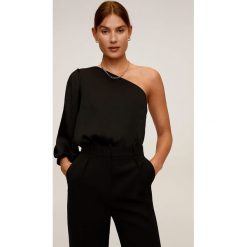 Mango - Bluzka Lai2. Czarne bluzki damskie Mango, xl, bez wzorów, z poliesteru, bez kołnierzyka, z długim rękawem. Za 119,90 zł.
