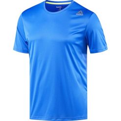 Koszulka do biegania męska REEBOK RUNNING SHORT SLEEVE TEE / BR4456 - REEBOK RUNNING SHORT SLEEVE TEE. Niebieskie t-shirty męskie marki Reebok, m, z krótkim rękawem, do biegania. Za 69,00 zł.