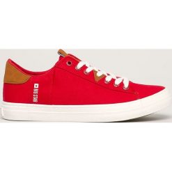 Big Star - Tenisówki. Czerwone trampki męskie BIG STAR, bez wzorów, z gumy, retro, na sznurówki. Za 119,90 zł.