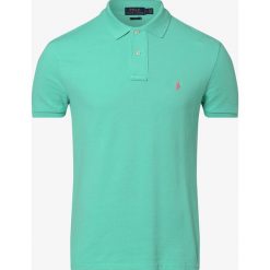 Polo Ralph Lauren - Męska koszulka polo – Slim fit, zielony. Zielone koszulki męskie Polo Ralph Lauren, m, bez wzorów, klasyczne, bez rękawów. Za 449,95 zł.