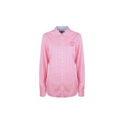 Koszule Tommy Hilfiger WWOWW18868 / Naomi Fited. Białe koszule damskie TOMMY HILFIGER, bez wzorów, bez kołnierzyka, bez rękawów. Za 249,00 zł.