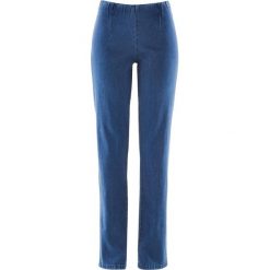Dżinsy "SKINNY" bonprix niebieski "stone" nowy. Niebieskie jeansy damskie bonprix, z jeansu. Za 79,99 zł.