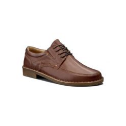 LASOCKI FOR MEN MI07-A510-366-01A. Pomarańczowe półbuty męskie Lasocki For Men, bez wzorów, ze skóry, bez zapięcia. Za 189,99 zł.