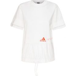 T-shirt ADIDAS BY STELLA McCARTNEY. Białe topy damskie adidas by Stella McCartney, bez wzorów, bez rękawów. W wyprzedaży za 133,00 zł.