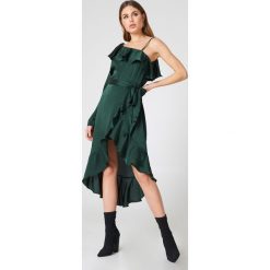 Długie sukienki: Hot & Delicious Sukienka maxi z odkrytym ramieniem - Green