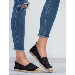 ZAMSZOWE ESPADRYLE VICES. Różowe baleriny damskie vices, bez wzorów, z zamszu, bez obcasa. Za 76,90 zł.