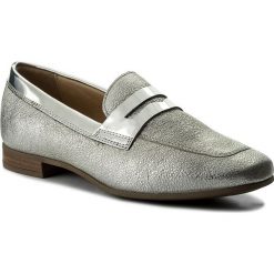 Lordsy GEOX - D Marlyna B D828PB 0KYBN C1007 Silver. Szare mokasyny damskie marki Geox, ze skóry ekologicznej, bez obcasa, na obcasie. W wyprzedaży za 299,00 zł.