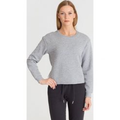 BLUZA EA7 REGULAR FIT EMPORIO ARMANI. Szare bluzy damskie xs, w paski, prążkowane. Za 294,50 zł.