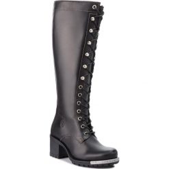 Kozaki FLY LONDON - Lyntfly P144318000 Black. Czarne buty zimowe damskie Fly London, z materiału, na obcasie. Za 899,00 zł.
