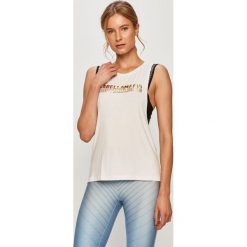 LaBellaMafia - Top. Białe bluzki damskie LABELLAMAFIA, s, z nadrukiem, z elastanu, z okrągłym kołnierzem. Za 119,90 zł.