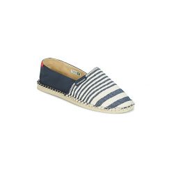 Espadryle Havaianas ORIGINE PRINT CLASSICA II. Niebieskie espadryle damskie Havaianas, bez wzorów, bez obcasa. Za 127,20 zł.