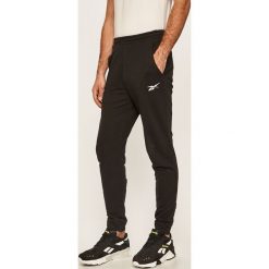 Reebok - Spodnie. Czarne spodnie męskie Reebok, m, z bawełny, sportowe. Za 159,90 zł.